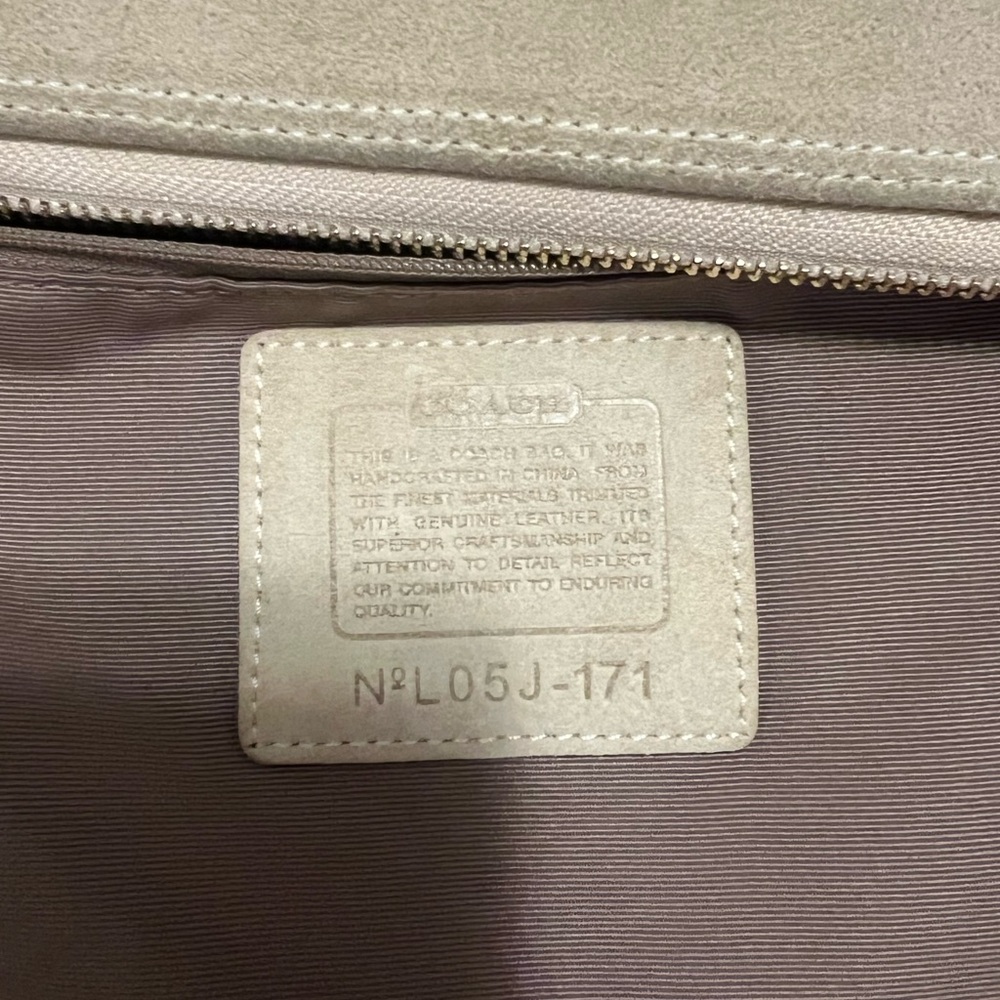 Vintage Coach jacquard canvas and leather crossbody - Picture 12 of 16